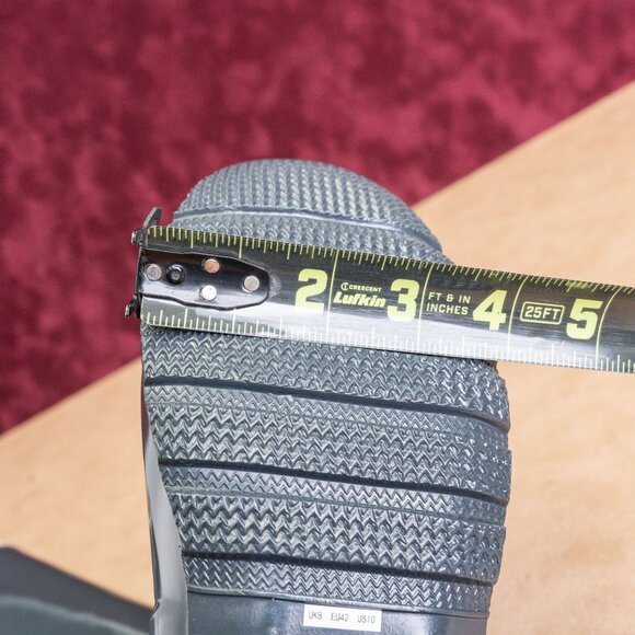 Hunter Women Original Tall Gloss Blue Granite Rain Rubber Wellies Knee sz 10 - Picture 8 of 10